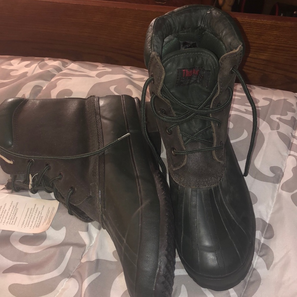 Thermolite Men’s Insulated Duck Boots Size 10